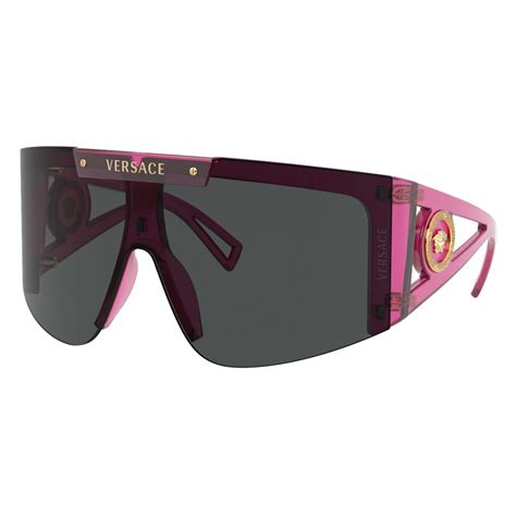 versace 2048 pink|VERSACE Womens Designer Sunglasses Pink Shield 2048 .